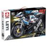 LE YI 88078 non  MÔTÔ CỰC NHANH M1000RR bộ đồ chơi xếp lắp ráp ghép mô hình  BMW M1000RR Kỹ Thuật Công Nghệ Cao Mô Hình Phương Tiện 352 khối