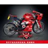 LE YI 88077 non  XE MÁY NHANH V4 bộ đồ chơi xếp lắp ráp ghép mô hình  DUCATI DIAVEL V4 Kỹ Thuật Công Nghệ Cao Mô Hình Phương Tiện 355 khối