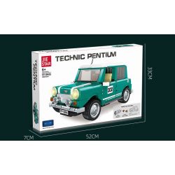 JIESTAR FF10024 10024 non  COOPER NHỎ bộ đồ chơi xếp lắp ráp ghép mô hình Creator MINI ALL4 RACING Sáng Tạo 698 khối