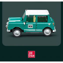 JIESTAR FF10024 10024 non  COOPER NHỎ bộ đồ chơi xếp lắp ráp ghép mô hình Creator MINI ALL4 RACING Sáng Tạo 698 khối