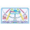 JIESTAR FF30014 30014 non  KHU VUI CHƠI VÒNG ĐU QUAY bộ đồ chơi xếp lắp ráp ghép mô hình Creator AMUSEMENT PARK FERRIS WHEEL Sáng Tạo 1390 khối