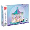JIESTAR FF30011 30011 non  KHU VUI CHƠI CAROUSEL bộ đồ chơi xếp lắp ráp ghép mô hình Creator AMUSEMENT PARK CAROUSEL Sáng Tạo 1712 khối