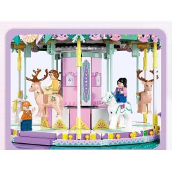 JIESTAR FF30011 30011 non  KHU VUI CHƠI CAROUSEL bộ đồ chơi xếp lắp ráp ghép mô hình Creator AMUSEMENT PARK CAROUSEL Sáng Tạo 1712 khối