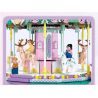 JIESTAR FF30011 30011 non  KHU VUI CHƠI CAROUSEL bộ đồ chơi xếp lắp ráp ghép mô hình Creator AMUSEMENT PARK CAROUSEL Sáng Tạo 1712 khối
