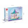 JIESTAR FF30011 30011 non  KHU VUI CHƠI CAROUSEL bộ đồ chơi xếp lắp ráp ghép mô hình Creator AMUSEMENT PARK CAROUSEL Sáng Tạo 1712 khối