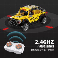 JIESTAR FF10018 10018 non  PHI NƯỚC ĐẠI CƠ HỌC XE ĐỊA HÌNH HUMMER bộ đồ chơi xếp lắp ráp ghép mô hình  Kỹ Thuật Công Nghệ Cao Mô Hình Phương Tiện 554 khối