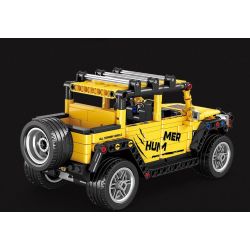 JIESTAR FF10018 10018 non  PHI NƯỚC ĐẠI CƠ HỌC XE ĐỊA HÌNH HUMMER bộ đồ chơi xếp lắp ráp ghép mô hình  Kỹ Thuật Công Nghệ Cao Mô Hình Phương Tiện 554 khối