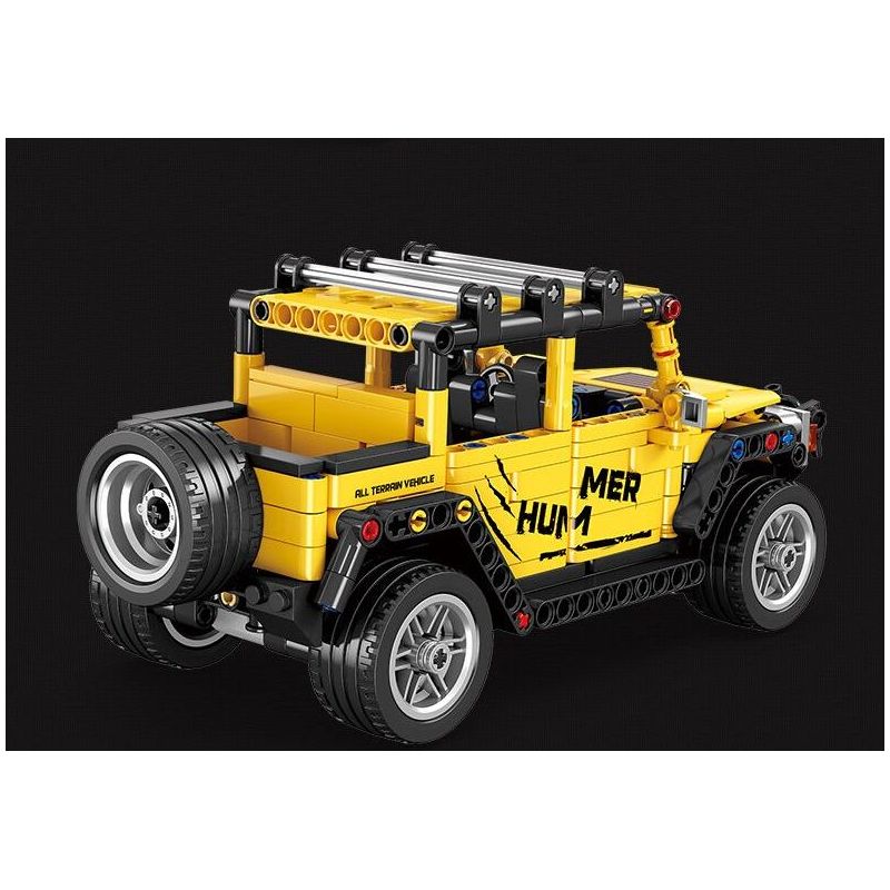 JIESTAR FF10018 10018 non Lego PHI NƯỚC ĐẠI CƠ HỌC XE ĐỊA HÌNH HUMMER ...