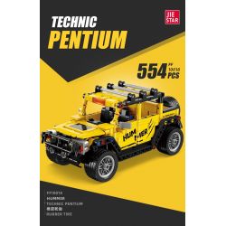 JIESTAR FF10018 10018 non  PHI NƯỚC ĐẠI CƠ HỌC XE ĐỊA HÌNH HUMMER bộ đồ chơi xếp lắp ráp ghép mô hình  Kỹ Thuật Công Nghệ Cao Mô Hình Phương Tiện 554 khối