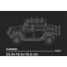JIESTAR FF10018 10018 non  PHI NƯỚC ĐẠI CƠ HỌC XE ĐỊA HÌNH HUMMER bộ đồ chơi xếp lắp ráp ghép mô hình  Kỹ Thuật Công Nghệ Cao Mô Hình Phương Tiện 554 khối