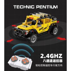 JIESTAR FF10018 10018 non  PHI NƯỚC ĐẠI CƠ HỌC XE ĐỊA HÌNH HUMMER bộ đồ chơi xếp lắp ráp ghép mô hình  Kỹ Thuật Công Nghệ Cao Mô Hình Phương Tiện 554 khối