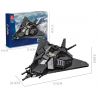JIESTAR JJ9095 9095 58058 non  MÁY BAY TẤN CÔNG F-117A NIGHTHAWK bộ đồ chơi xếp lắp ráp ghép mô hình Military Army Quân Sự Bộ Đội 1375 khối