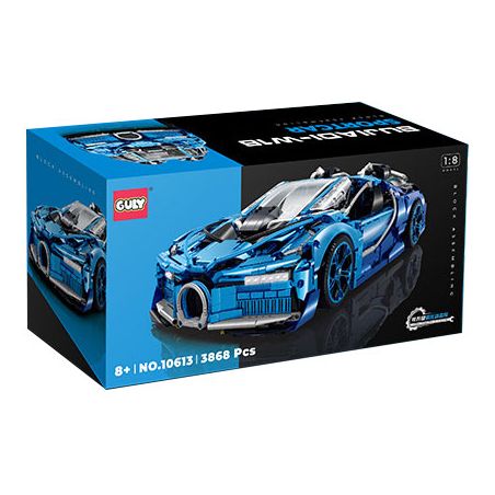 GULY 10613 non  BUGATTI bộ đồ chơi xếp lắp ráp ghép mô hình  BUJIADI-W16 Kỹ Thuật Công Nghệ Cao Mô Hình Phương Tiện 3868 khối