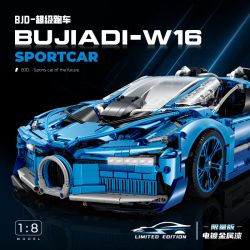 GULY 10613 non  BUGATTI bộ đồ chơi xếp lắp ráp ghép mô hình  BUJIADI-W16 Kỹ Thuật Công Nghệ Cao Mô Hình Phương Tiện 3868 khối
