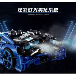 GULY 10613 non  BUGATTI bộ đồ chơi xếp lắp ráp ghép mô hình  BUJIADI-W16 Kỹ Thuật Công Nghệ Cao Mô Hình Phương Tiện 3868 khối