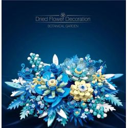 JIESTAR JJ9045 9045 non  BIỂN SAO VÀ HOA bộ đồ chơi xếp lắp ráp ghép mô hình Creator DRIED FLOWER DECORATION Sáng Tạo 917 khối