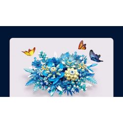 JIESTAR JJ9045 9045 non  BIỂN SAO VÀ HOA bộ đồ chơi xếp lắp ráp ghép mô hình Creator DRIED FLOWER DECORATION Sáng Tạo 917 khối