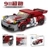 Kazi KY6150 6150 non  XE THỂ THAO 911 bộ đồ chơi xếp lắp ráp ghép mô hình Speed Champions Racing Cars PORSCHE 911 Đua Xe Công Thức 301 khối