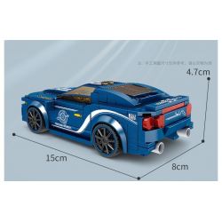 Kazi KY6149 6149 non  XE THỂ THAO CANMARUO bộ đồ chơi xếp lắp ráp ghép mô hình Speed Champions Racing Cars CAMARO Đua Xe Công Thức 263 khối