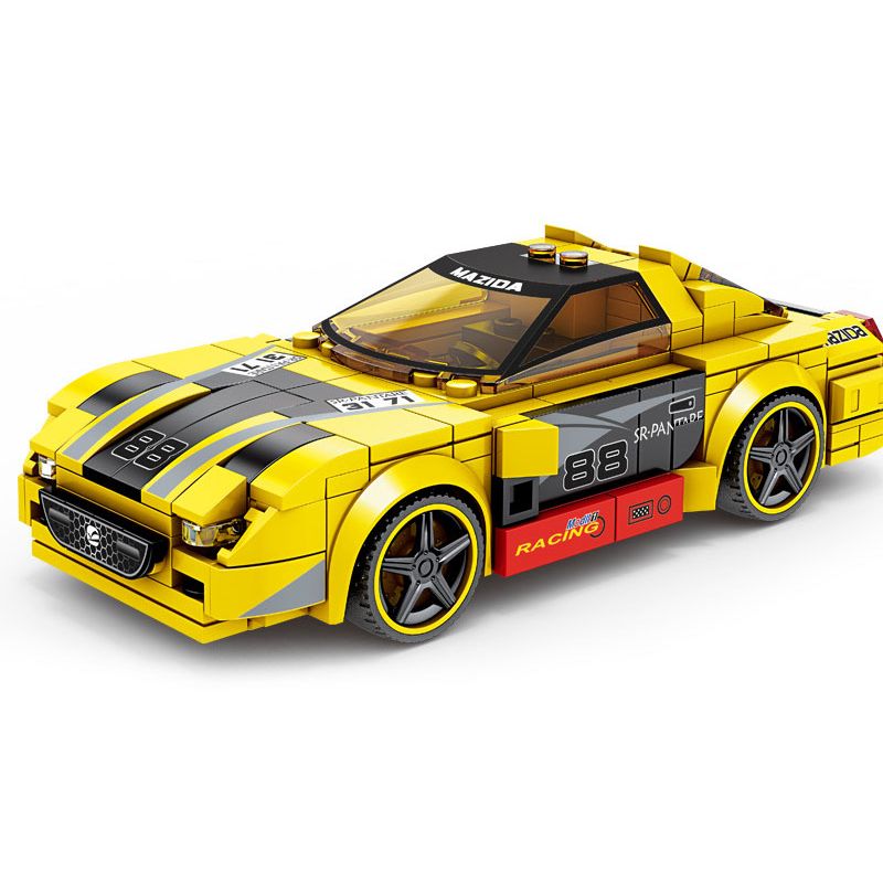 Kazi KY6148 6148 non Lego MAZDA RX-7 bộ đồ chơi xếp lắp ráp ghép mô hình Speed Champions Racing Cars Đua Xe Công Thức 265 khối