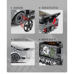 Kazi KY6147 6147 non  1969 MUSTANG bộ đồ chơi xếp lắp ráp ghép mô hình Speed Champions Racing Cars Đua Xe Công Thức 284 khối