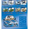 SEMBO 2532 2533 2534 2535 2536 2529 2530 2531 non  STEEL MECHA TÍCH LŨY 8 TỔ HỢP PHÒNG THỦ bộ đồ chơi xếp lắp ráp ghép mô hình Military Army MECHA OF STEEL Quân Sự Bộ Đội 942 khối