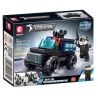 SEMBO 2629 2630 2631 2624 2625 2626 2627 2628 non  SHADOW COMMANDO TRỰC THĂNG CẢNH SÁT Z-9 8 TỔ HỢP bộ đồ chơi xếp lắp ráp ghép mô hình City Thành Phố 427 khối