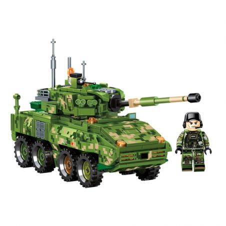 SEMBO 203150 203151 203152 203153 203154 203147 203148 203149 non  QUỐC GIA HÙNG MẠNH 8 TỔ HỢP XE TẤN CÔNG BỌC THÉP CÓ BÁNH bộ đồ chơi xếp lắp ráp ghép mô hình Military Army Quân Sự Bộ Đội 888 khối
