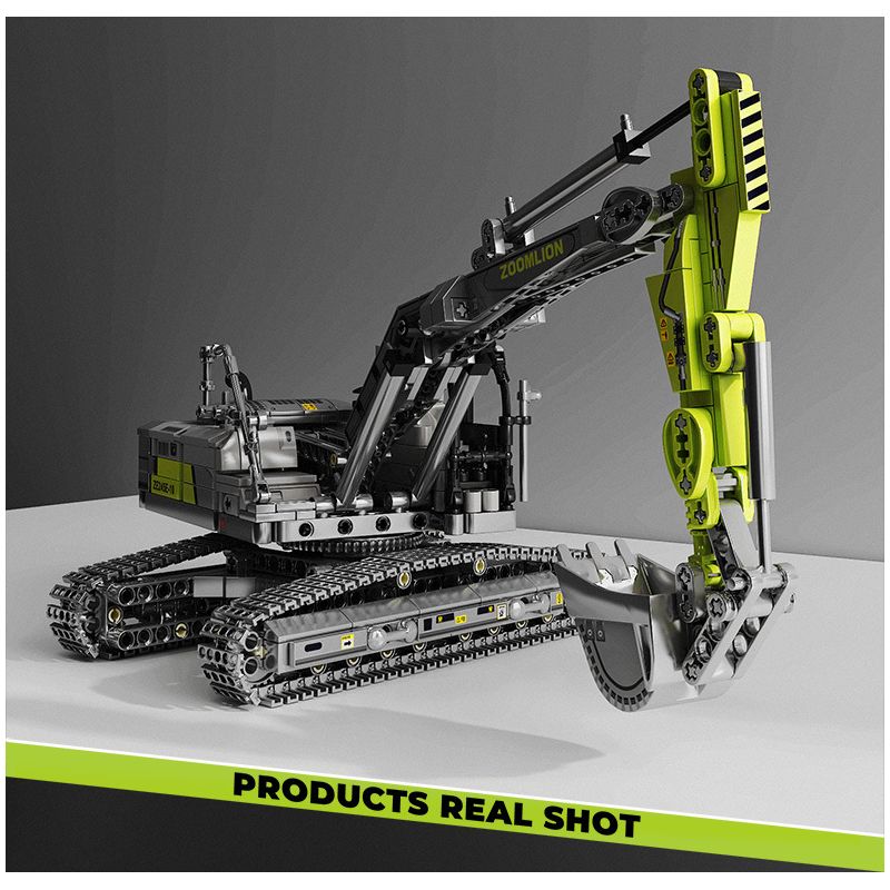 SEMBO 705112 non  ZOOMLION MÁY XÚC tỷ lệ 1:26 bộ đồ chơi xếp lắp ráp ghép mô hình  Kỹ Thuật Công Nghệ Cao Mô Hình Phương Tiện 998 khối