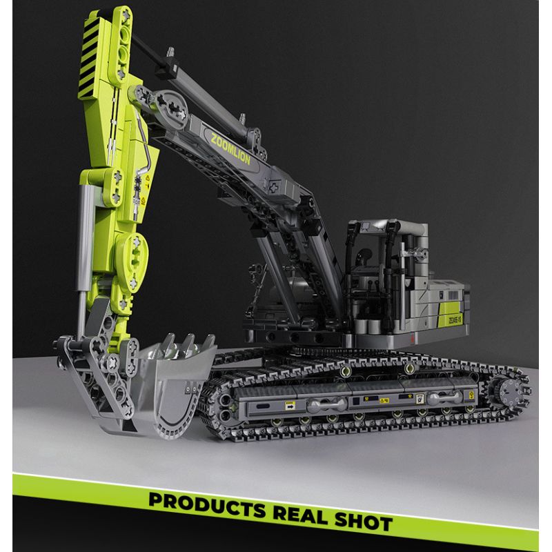 SEMBO 705112 non  ZOOMLION MÁY XÚC tỷ lệ 1:26 bộ đồ chơi xếp lắp ráp ghép mô hình  Kỹ Thuật Công Nghệ Cao Mô Hình Phương Tiện 998 khối