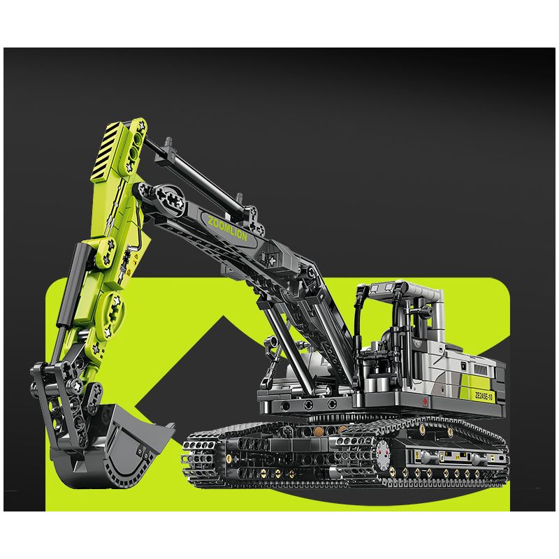 SEMBO 705112 non  ZOOMLION MÁY XÚC tỷ lệ 1:26 bộ đồ chơi xếp lắp ráp ghép mô hình  Kỹ Thuật Công Nghệ Cao Mô Hình Phương Tiện 998 khối