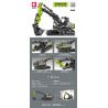 SEMBO 705112 non  ZOOMLION MÁY XÚC tỷ lệ 1:26 bộ đồ chơi xếp lắp ráp ghép mô hình  Kỹ Thuật Công Nghệ Cao Mô Hình Phương Tiện 998 khối