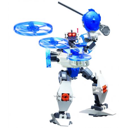 Kazi KY88001-1 88001-1 non  CHIẾN BINH CON QUAY BẠCH HỔ bộ đồ chơi xếp lắp ráp ghép mô hình WHITE TIGER 152 khối