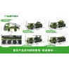 MINGDI LEIBAO K0606 0606 non  TRAILER PHÍA SAU PHIÊN BẢN MÀU XANH QUÂN ĐỘI bộ đồ chơi xếp lắp ráp ghép mô hình Military Army REAR TRAILER Quân Sự Bộ Đội 743 khối