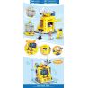 MINGDI LEIBAO 10093 non  KHUNG CẢNH ĐƯỜNG PHỐ ĐẦY MÀU SẮC HỘI TRƯỜNG TRÒ CHƠI VUI NHỘN bộ đồ chơi xếp lắp ráp ghép mô hình COLORFUL STREET 447 khối