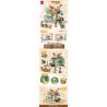 MINGDI LEIBAO 10091 non  KHUNG CẢNH ĐƯỜNG PHỐ ĐẦY MÀU SẮC QUÁN CÀ PHÊ THƠM bộ đồ chơi xếp lắp ráp ghép mô hình COLORFUL STREET 449 khối