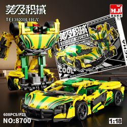BEAUTIFUL AND 8703 non  XE KÉO BIẾN HÌNH MCLAREN tỷ lệ 1:18 bộ đồ chơi xếp lắp ráp ghép mô hình  Kỹ Thuật Công Nghệ Cao Mô Hình Phương Tiện 655 khối