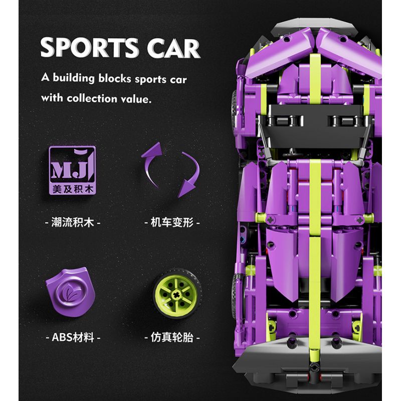 BEAUTIFUL AND 8702 non  XE BIẾN HÌNH APOLLO tỷ lệ 1:18 bộ đồ chơi xếp lắp ráp ghép mô hình  Kỹ Thuật Công Nghệ Cao Mô Hình Phương Tiện 666 khối