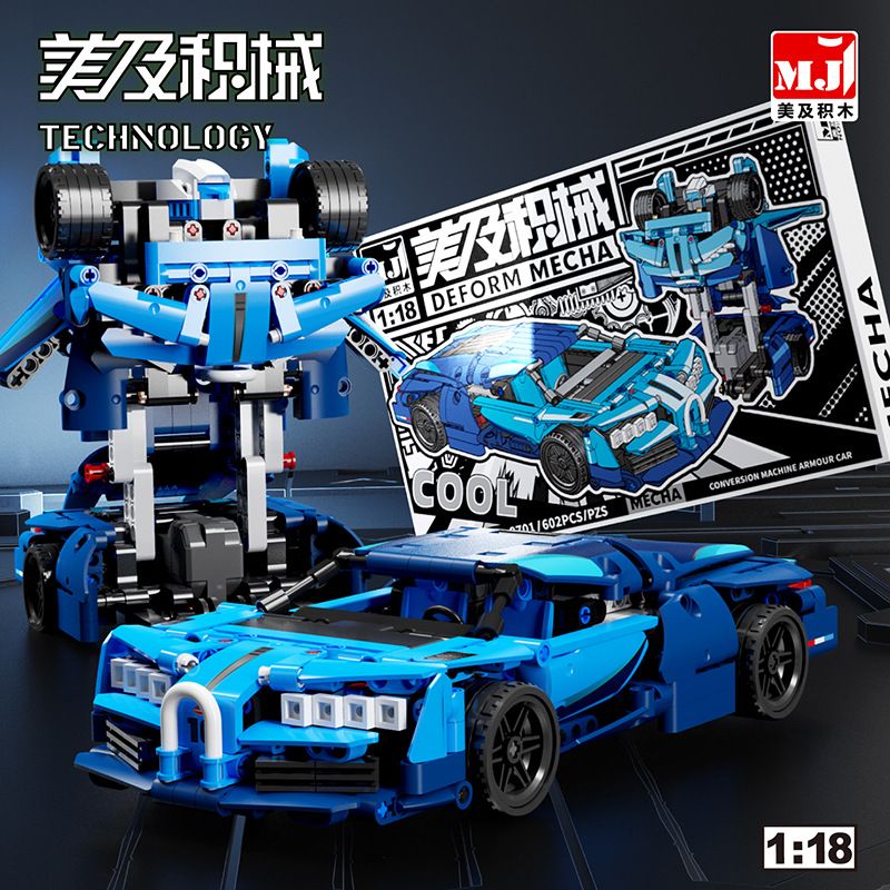 BEAUTIFUL AND 8701 non  XE KÉO BIẾN HÌNH BUGATTI tỷ lệ 1:18 bộ đồ chơi xếp lắp ráp ghép mô hình  Kỹ Thuật Công Nghệ Cao Mô Hình Phương Tiện 602 khối