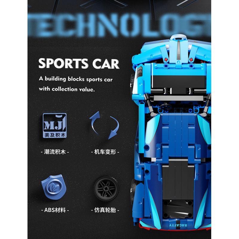 BEAUTIFUL AND 8701 non  XE KÉO BIẾN HÌNH BUGATTI tỷ lệ 1:18 bộ đồ chơi xếp lắp ráp ghép mô hình  Kỹ Thuật Công Nghệ Cao Mô Hình Phương Tiện 602 khối