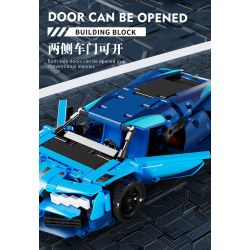 BEAUTIFUL AND 8701 non  XE KÉO BIẾN HÌNH BUGATTI tỷ lệ 1:18 bộ đồ chơi xếp lắp ráp ghép mô hình  Kỹ Thuật Công Nghệ Cao Mô Hình Phương Tiện 602 khối