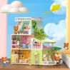 ZHEGAO 612012A non  BIỆT THỰ BẢO HÙNG bộ đồ chơi xếp lắp ráp ghép mô hình VILLA BABY BEAR 2050 khối