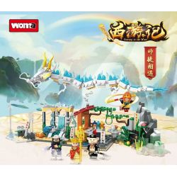 WOMA C0787 0787 non  TÂY DU KÝ GẶP GỠ THẦY TRÒ 4 NGƯỜI MẪU bộ đồ chơi xếp lắp ráp ghép mô hình 579 khối