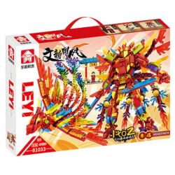 LE YI 81033 non  VĂN VÂN QUỐC PHONG HUYỀN KHUYẾT CƠ GIÁP bộ đồ chơi xếp lắp ráp ghép mô hình 836 khối