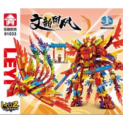 LE YI 81033 non  VĂN VÂN QUỐC PHONG HUYỀN KHUYẾT CƠ GIÁP bộ đồ chơi xếp lắp ráp ghép mô hình 836 khối