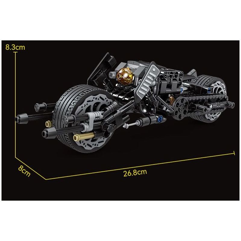 GBL KY1107 1107 non  MA BÁT CUỒNG CHIẾN XE KÉO LẠI bộ đồ chơi xếp lắp ráp ghép mô hình  Kỹ Thuật Công Nghệ Cao Mô Hình Phương Tiện 320 khối