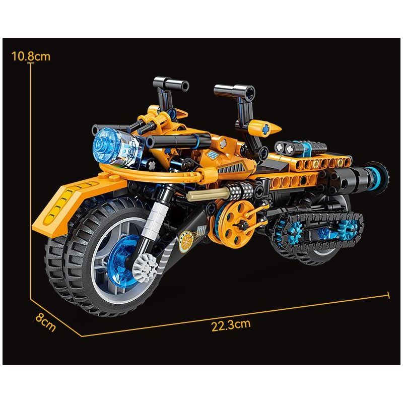 GBL KY1106 1106 non  XE KÉO ĐÔI VORTEX LASER CHARIOT bộ đồ chơi xếp lắp ráp ghép mô hình  Kỹ Thuật Công Nghệ Cao Mô Hình Phương Tiện 335 khối