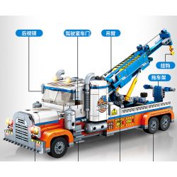 FORANGE FC1618 1618 non  XE CỨU HỘ ĐƯỜNG BỘ bộ đồ chơi xếp lắp ráp ghép mô hình Creator RACING CLUB Sáng Tạo 781 khối