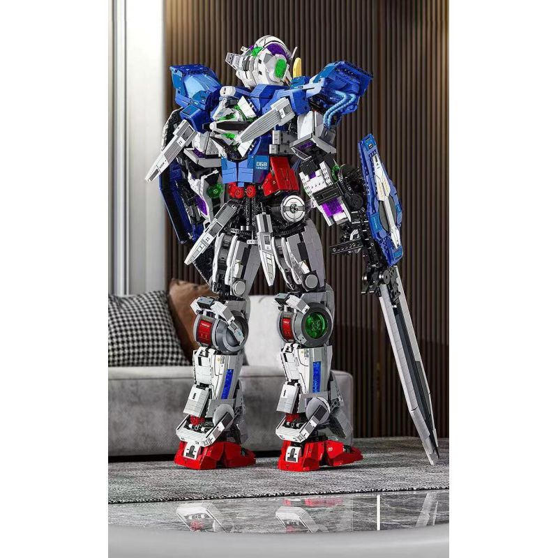 LINGRUI MODEL JIMU LIANGPIN V5012 5012 non  THẦN CHIẾN TRANH MECHA HẠNG S bộ đồ chơi xếp lắp ráp ghép mô hình DJ-RAMBO 001 10382 khối