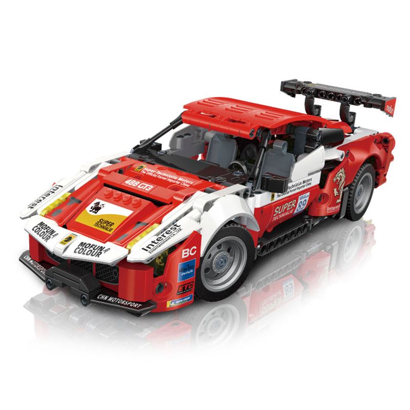 GUDI 70010 non Lego CUỘC ĐUA GIẬN DỮ XE KÉO GT3 BLAZING HORSE bộ đồ chơi xếp lắp ráp ghép mô hình Technic Kỹ Thuật Công Nghệ Cao Mô Hình Phương Tiện 524 khối